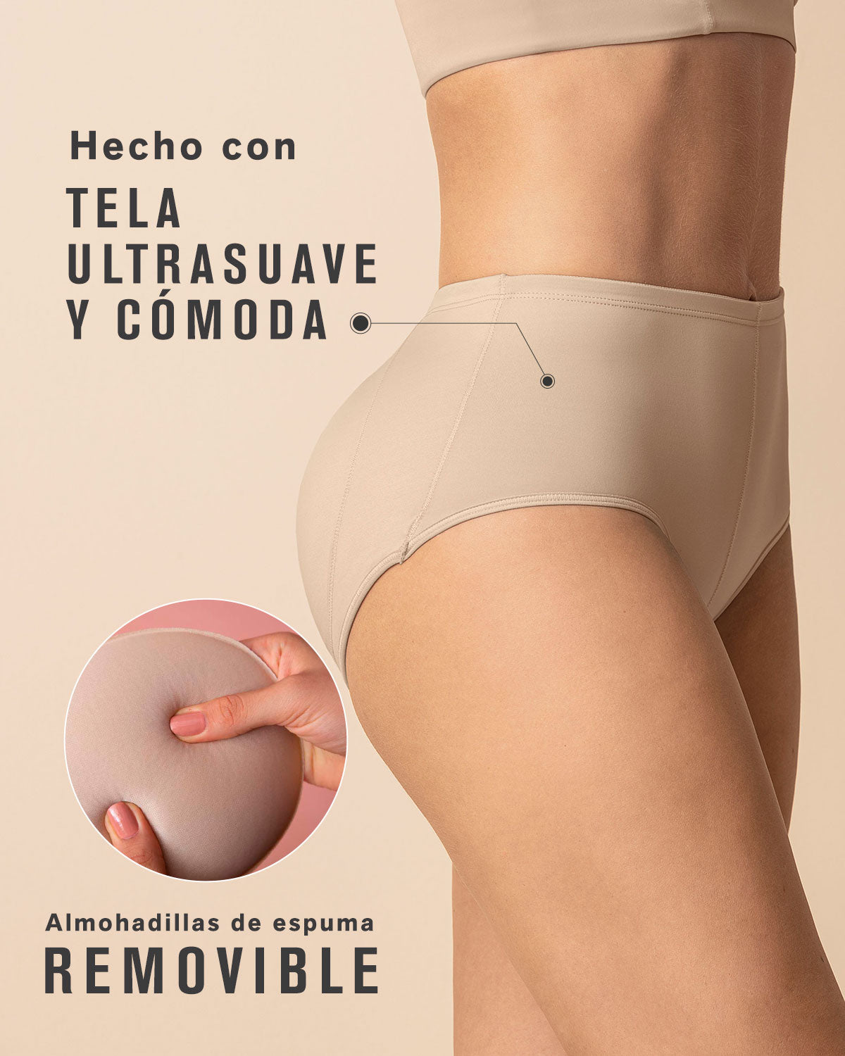 BRAGA PUSH UP CON ALMOHADILLAS REMOVIBLES 12688