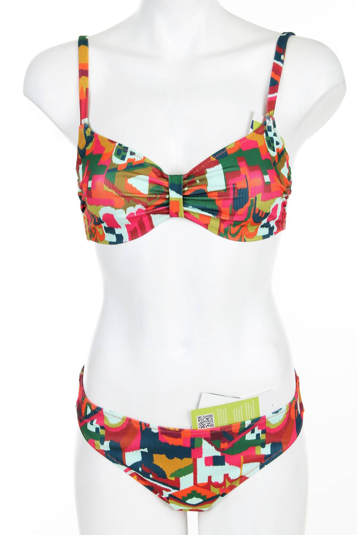 BIKINI ASIMETRICO ETHNIC COLOR MIX