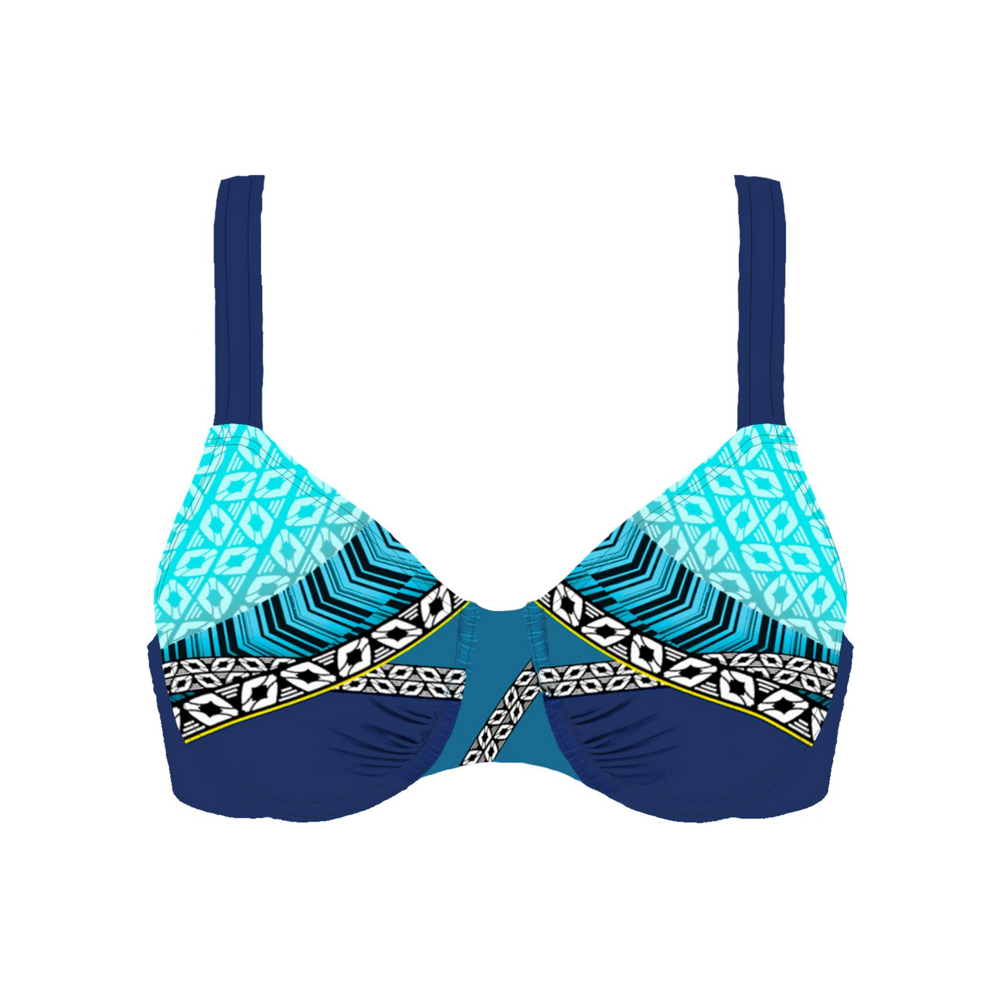 BIKINI CON ARO SIN RELLENO BLUE HORIZON