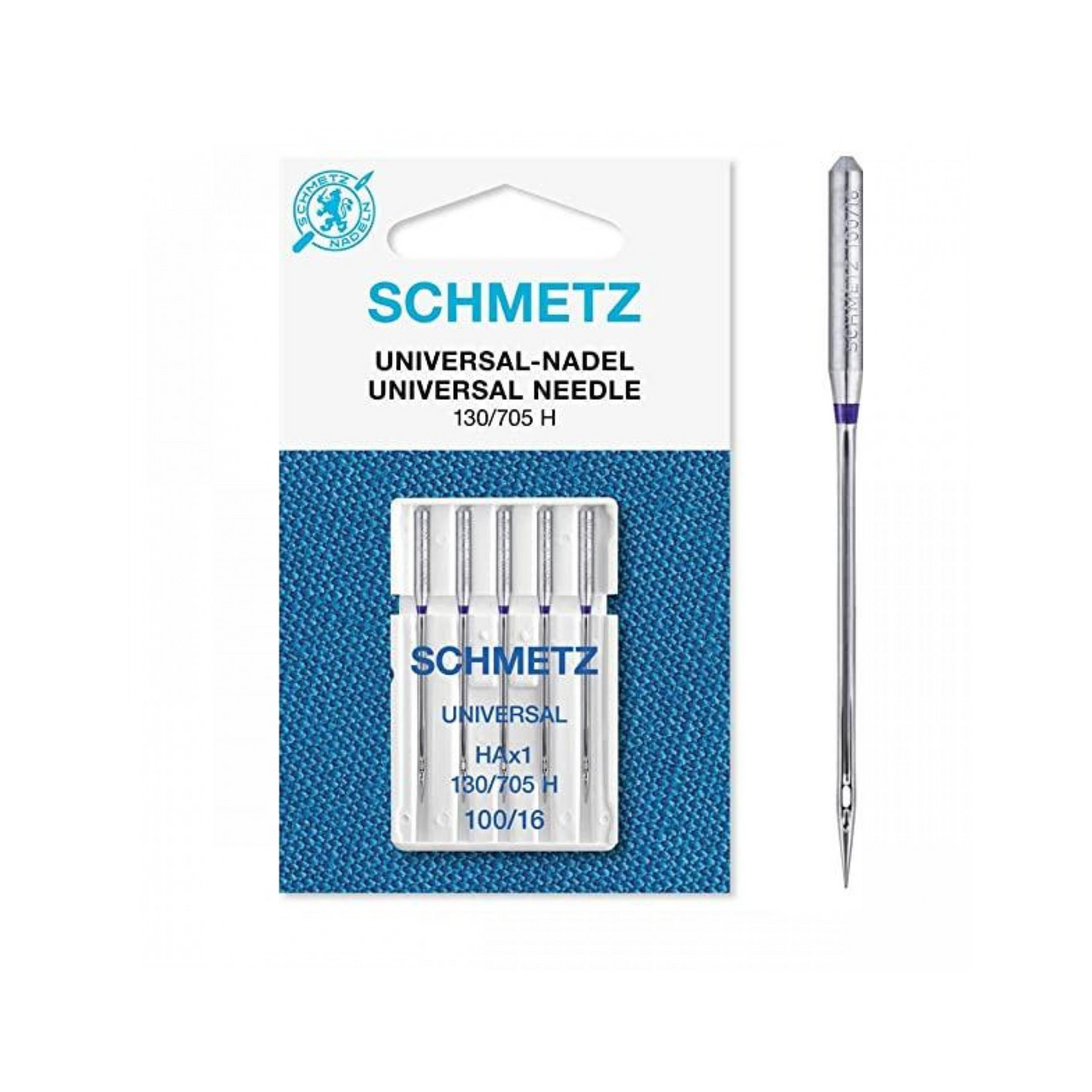 AGUJAS DE MAQUINA UNIVERSAL Nº100 SCHMETZ