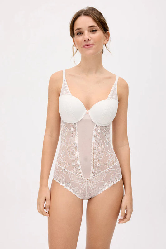BODY DE ENCAJE BLANCO WIFE COLLECTION