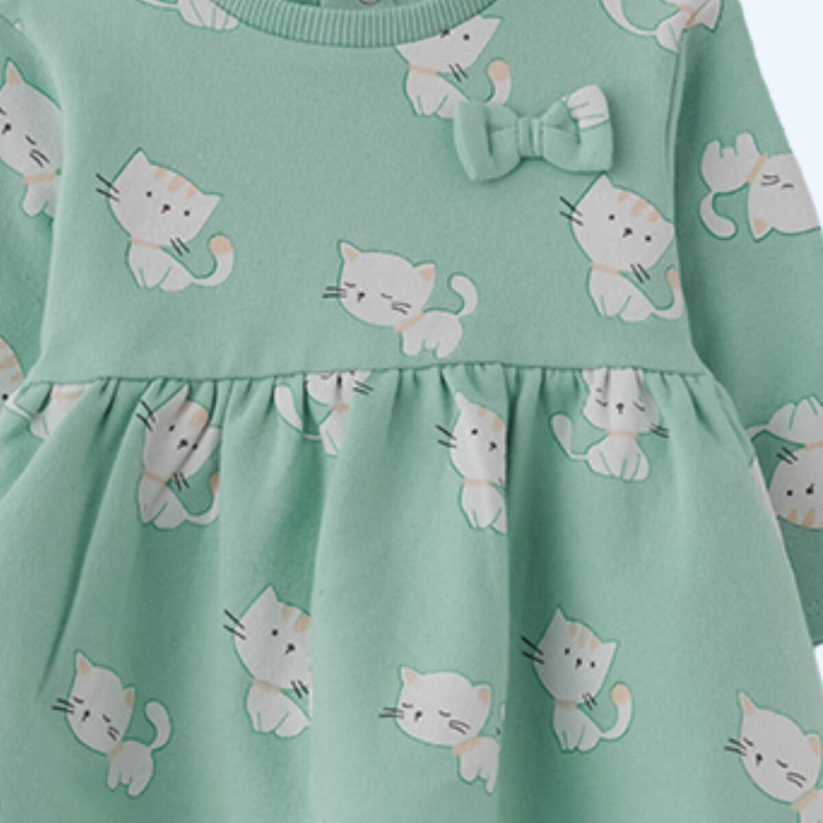 VESTIDO INFANTIL BEBÉ NIÑA GATITOS