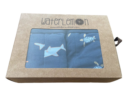 PACK-2 BOXERS INFANTIL NIÑO SHARK TURTLE