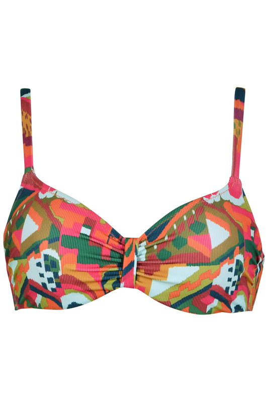 BIKINI ASIMETRICO ETHNIC COLOR MIX