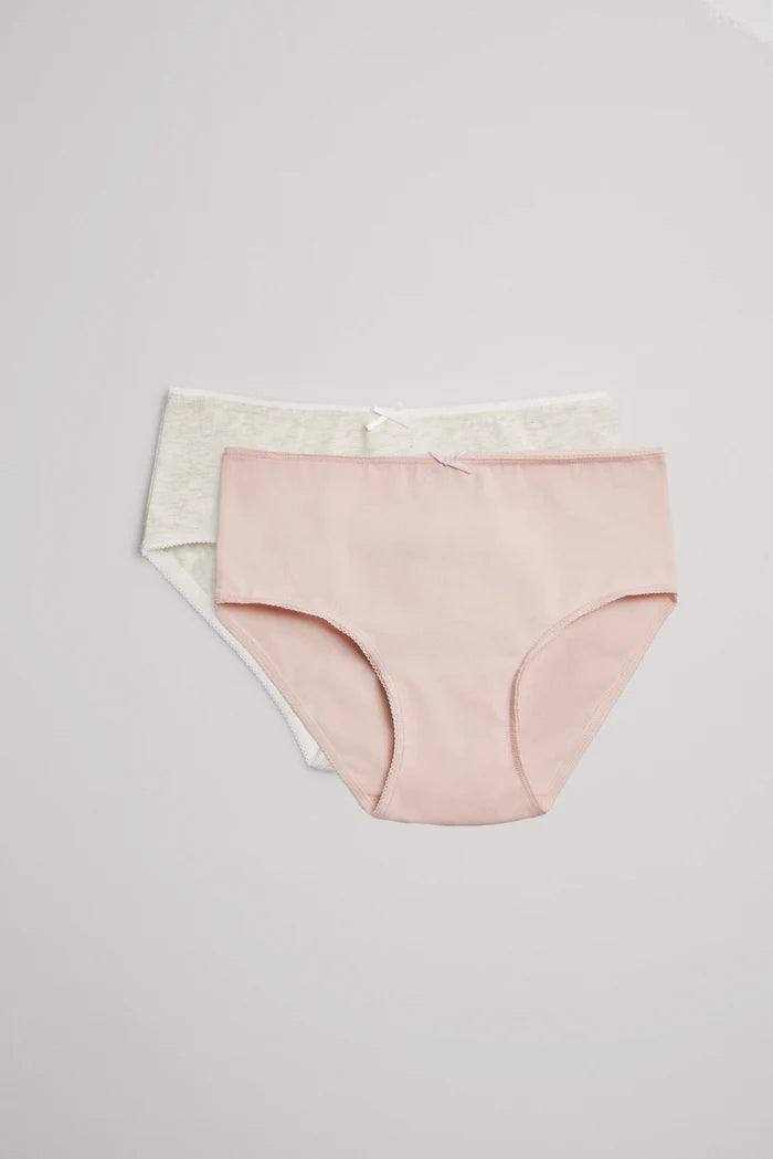 PACK-2 BRAGAS INFANTILES BÁSICA ROSA Y GRIS