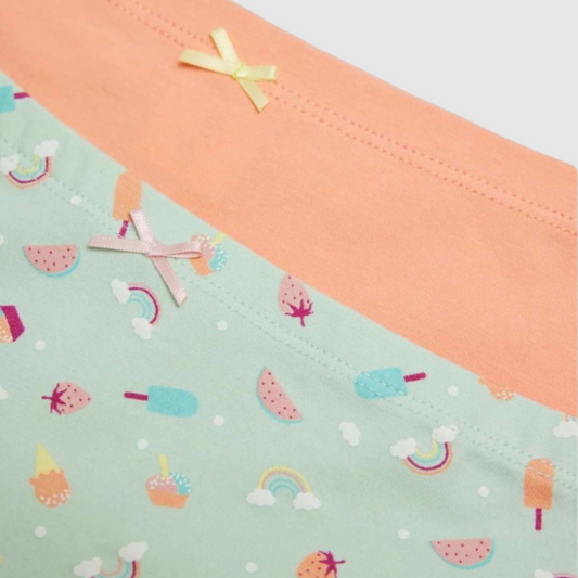 PACK-2 CULOTTES INFANTILES MARGARITA Y FRUTAS