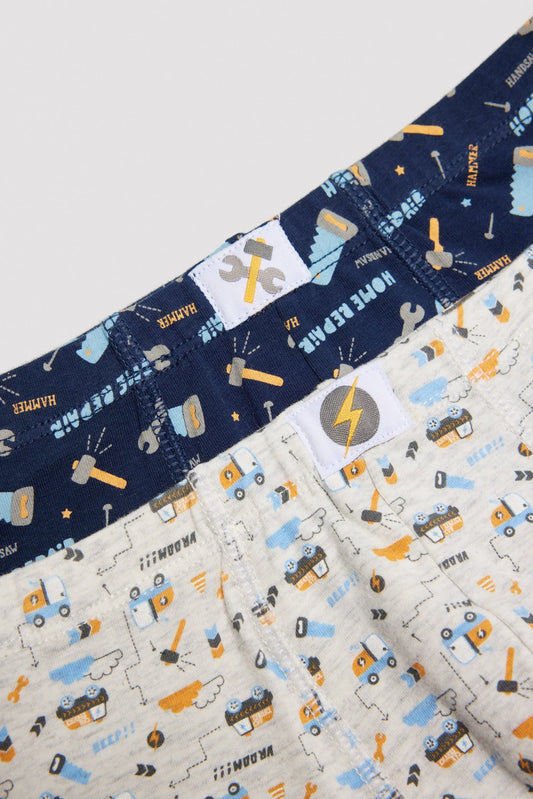 PACK-2 BÓXER INFANTIL NIÑO HOME REPAIR