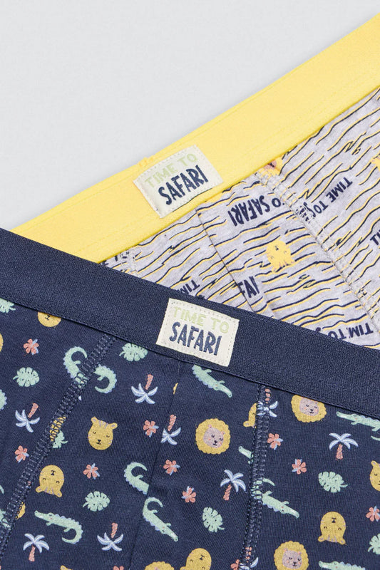 PACK-2 BOXERS INFANTIL TIME TO SAFARI