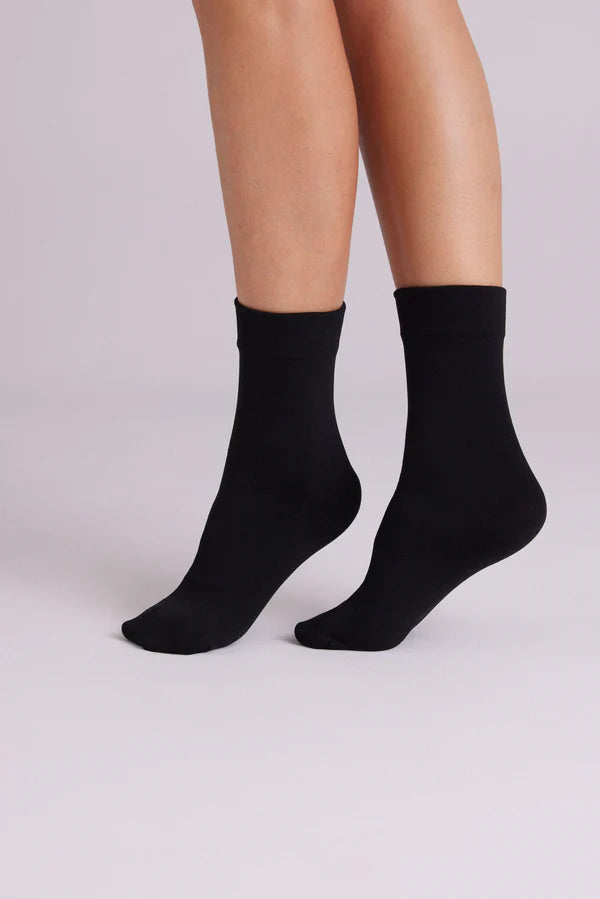 CALCETINES TOBILLEROS TÉRMICOS 140 DENIER