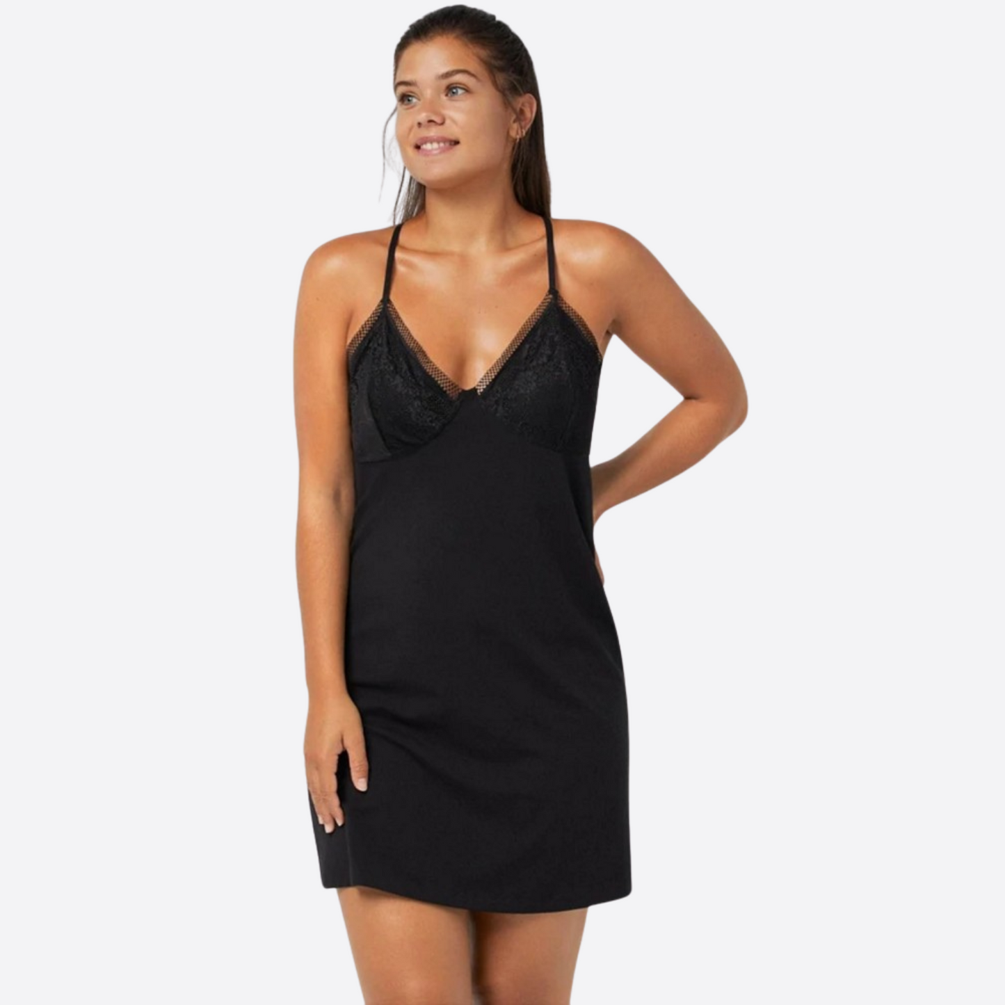 CAMISON DE TIRANTES BASIC BLACK