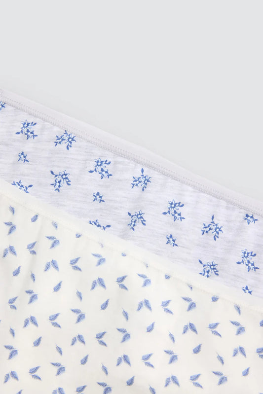 PACK-2 BRAGAS ESTAMPADO FLYING BIRDS