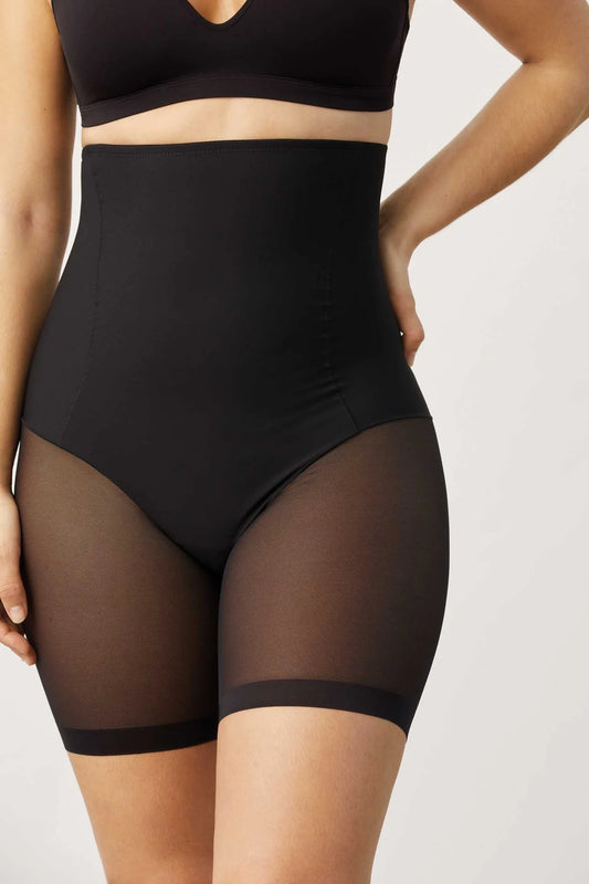 FAJA ALTA ABDOMINAL REDUCTORA TEJIDO DE TUL COMPRESIÓN MEDIA 19612