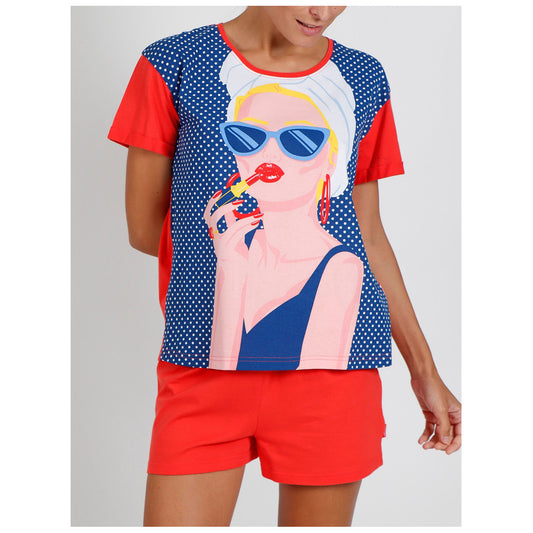 PIJAMA MANGA CORTA GLAMOUR GIRL