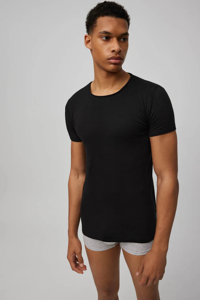 CAMISETA INTERIOR MANGA CORTA ALGODÓN TÉRMICO