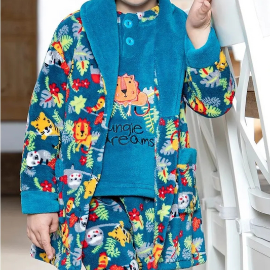 BATA INFANTIL ANIMALITOS ABOTONADA