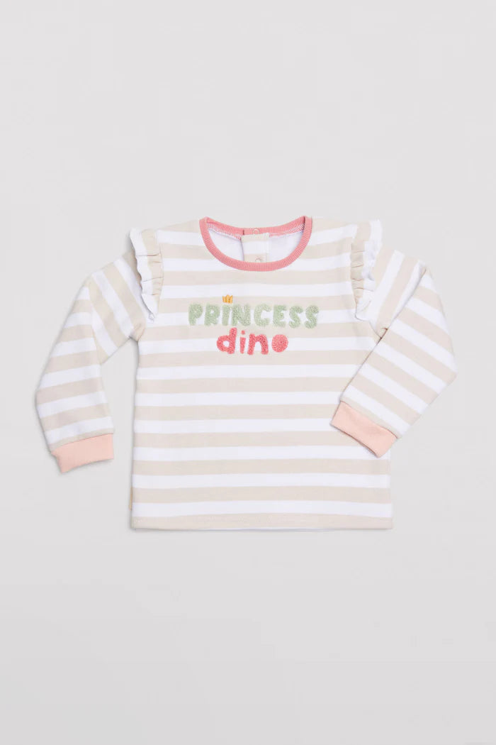 CONJUNTO BEBÉ NIÑA MANGA LARGA PRINCESS DINO