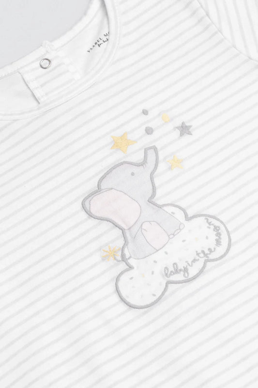 PELELE BEBÉ MANGA CORTA ELEPHANT