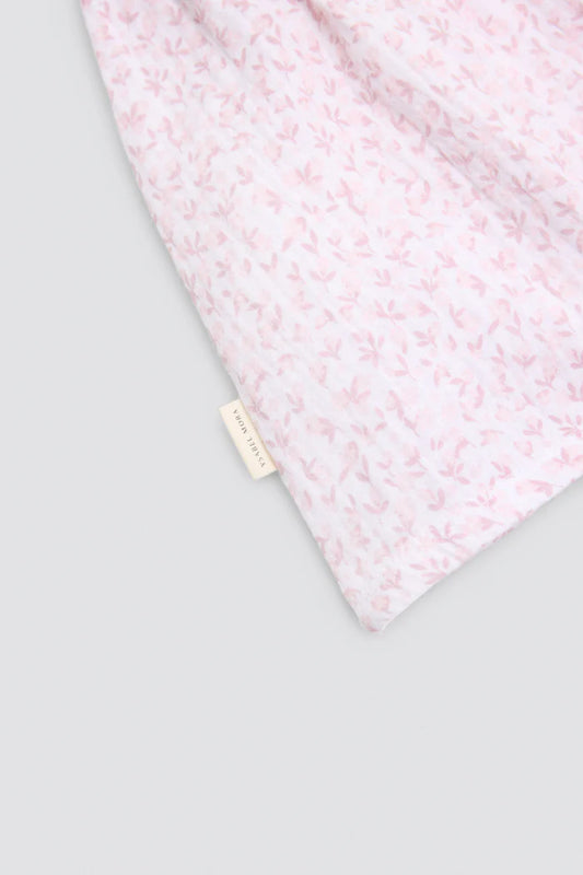VESTIDO BEBÉ NIÑA SIN MANGAS FLORAL ROSE PRINT