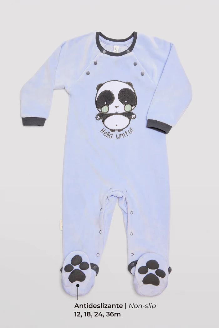 PELELE MANGA LARGA PANDA TACTO CORALINA