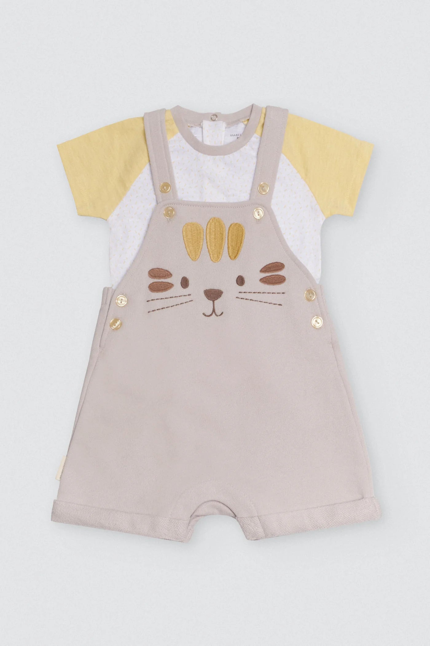 CONJUNTO DE BEBÉ DE MANGA CORTA CONEJITO