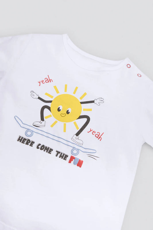 CONJUNTO DE VERANO DE BEBÉ HERE COME THE FUN