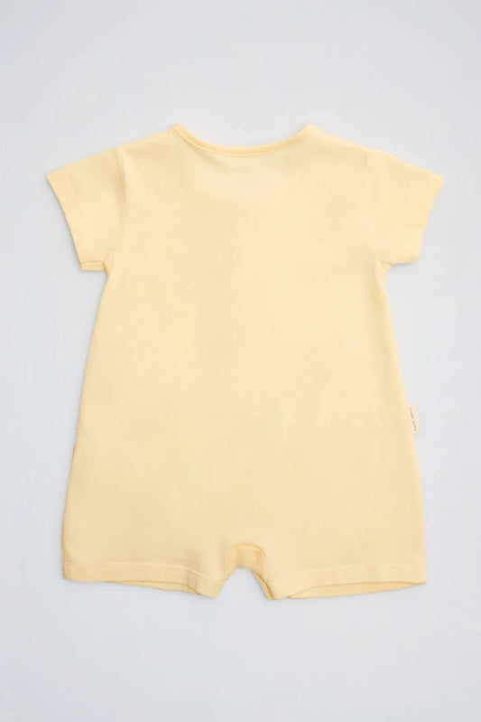 PELELE BEBÉ MANGA CORTA PATOS