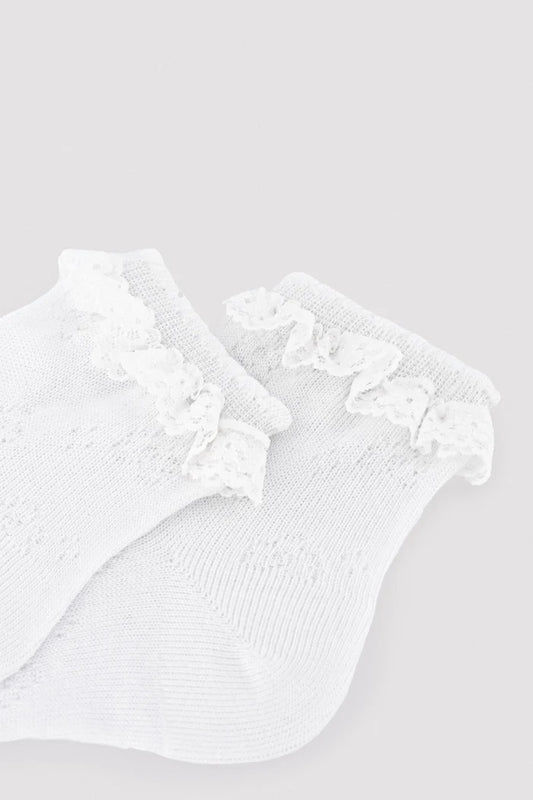 CALCETINES INFANTILES CALADOS CON PUNTILLA