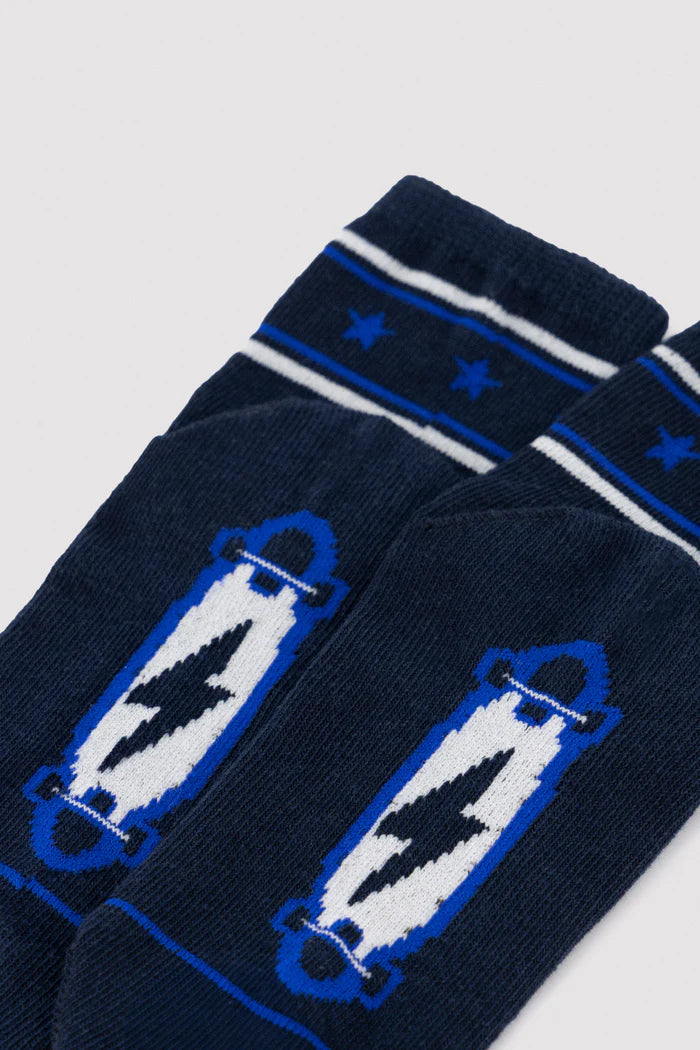 PACK-3 CALCETINES TOBILLEROS INFANTILES SKATE VIBES