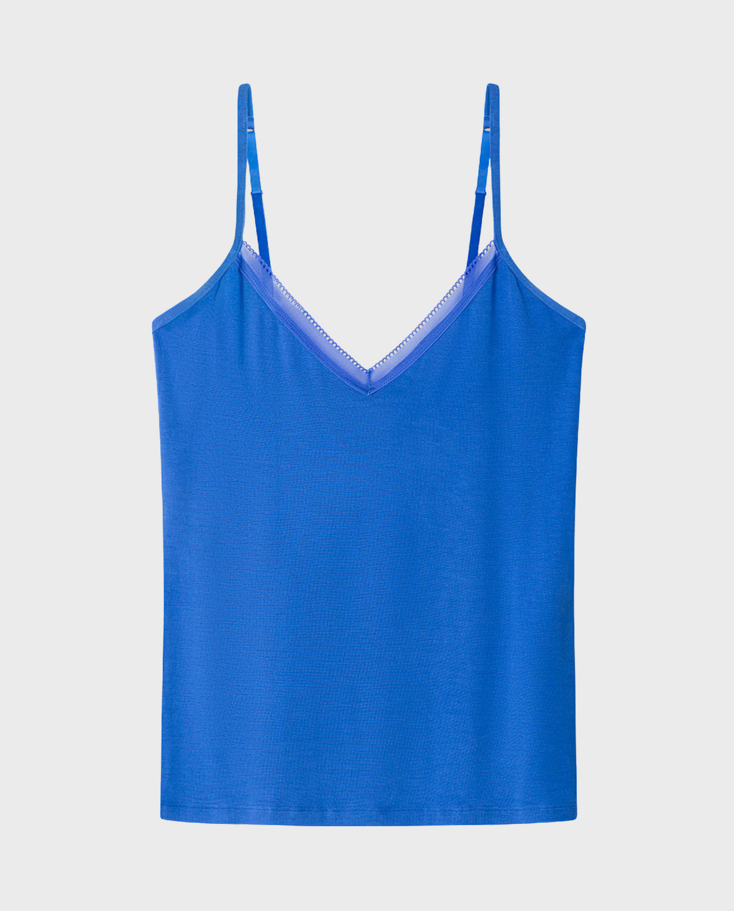 PIJAMA DE TIRANTES ESCOTE EN PICO BASIC BLUE