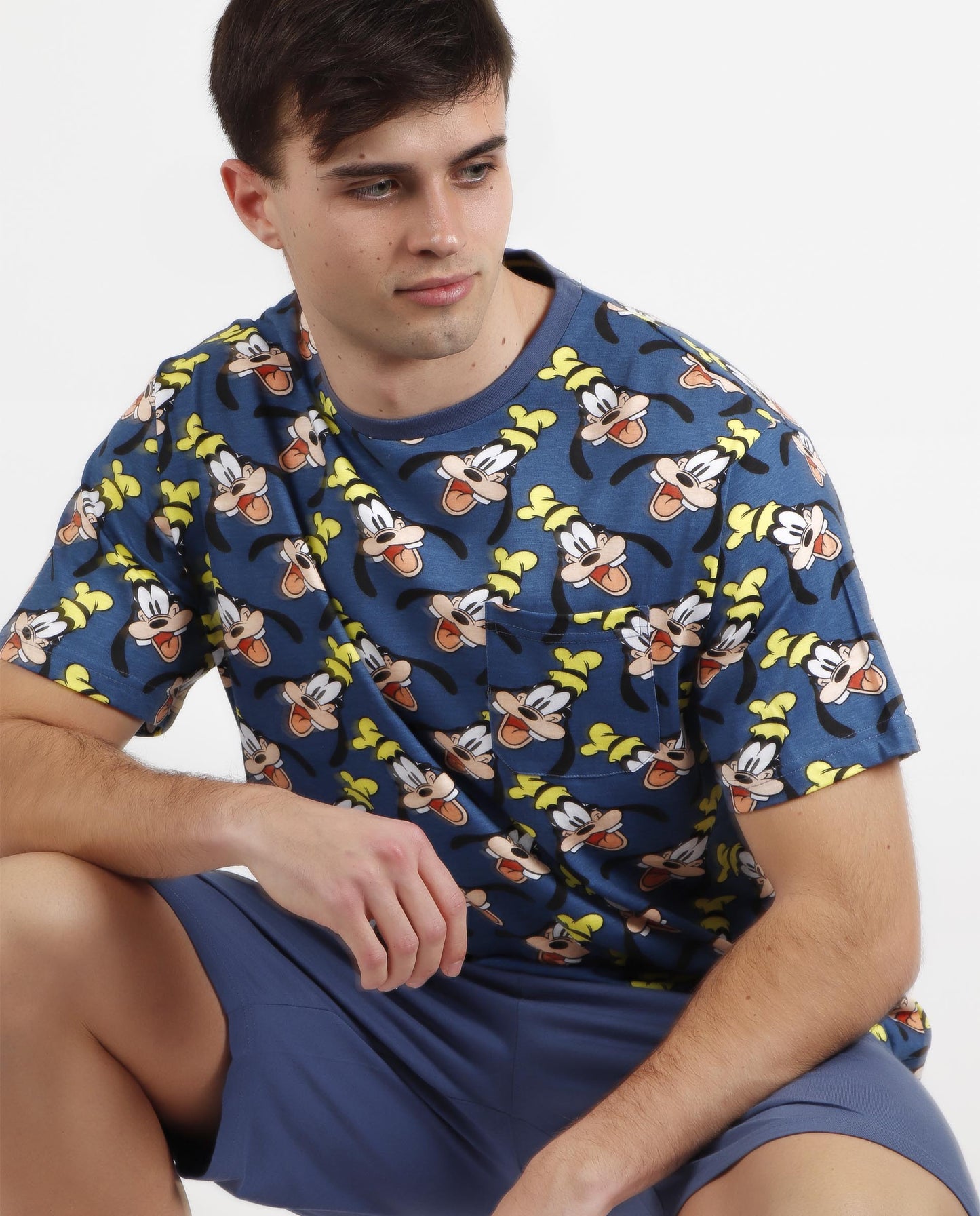 PIJAMA MANGA CORTA GOOFY HAPPY FACES