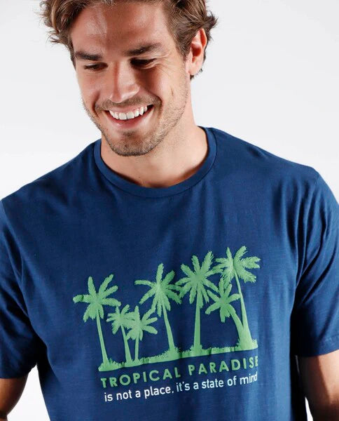 PIJAMA MANGA CORTA TROPICAL PARADISE