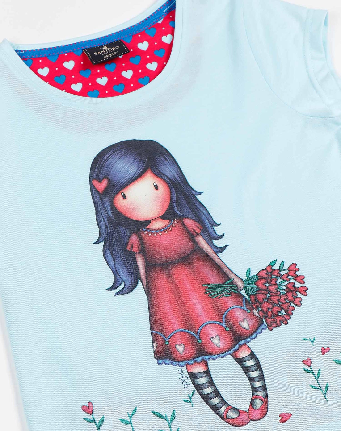 PIJAMA MANGA CORTA NIÑA LOVE GROWS
