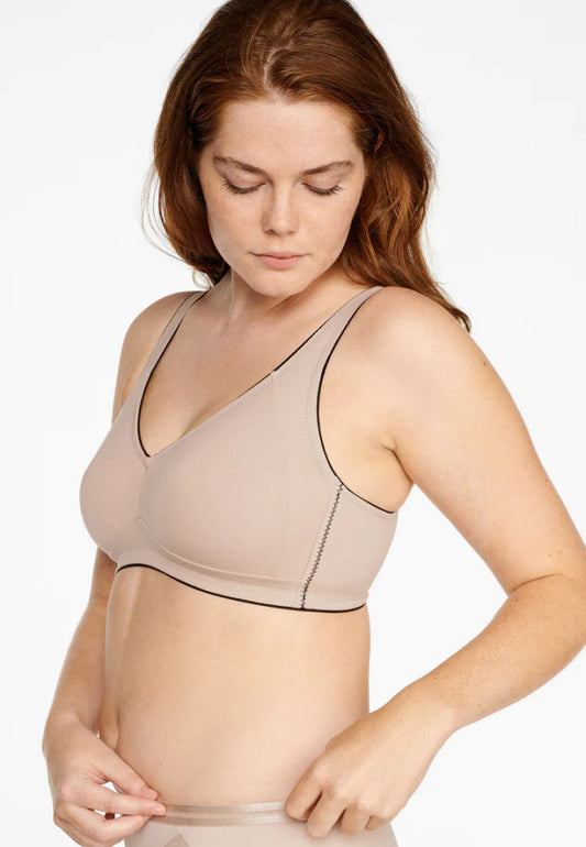 SUJETADOR DE ALGODON ORGANICO SIN AROS SIN RELLENO 5733