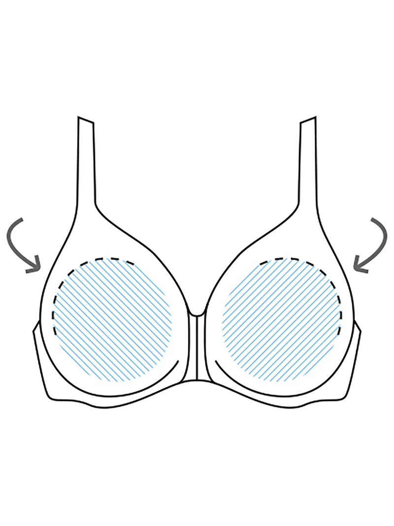 SUJETADOR PARA PROTESIS CLASICO SUAVE CON BOLSILLOS INTERIORES 5801