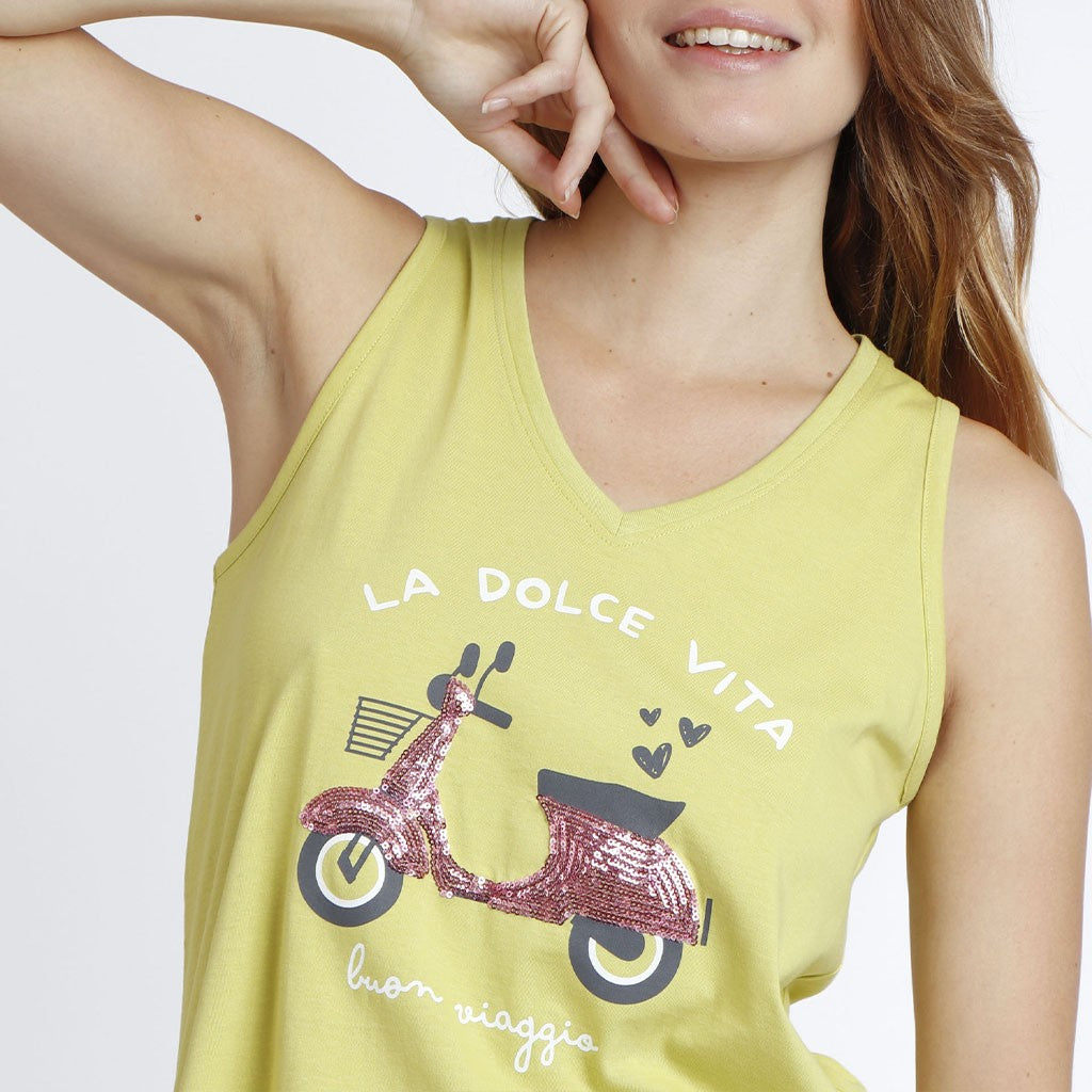 PIJAMA MANGA CORTA LA DOLCE VITA