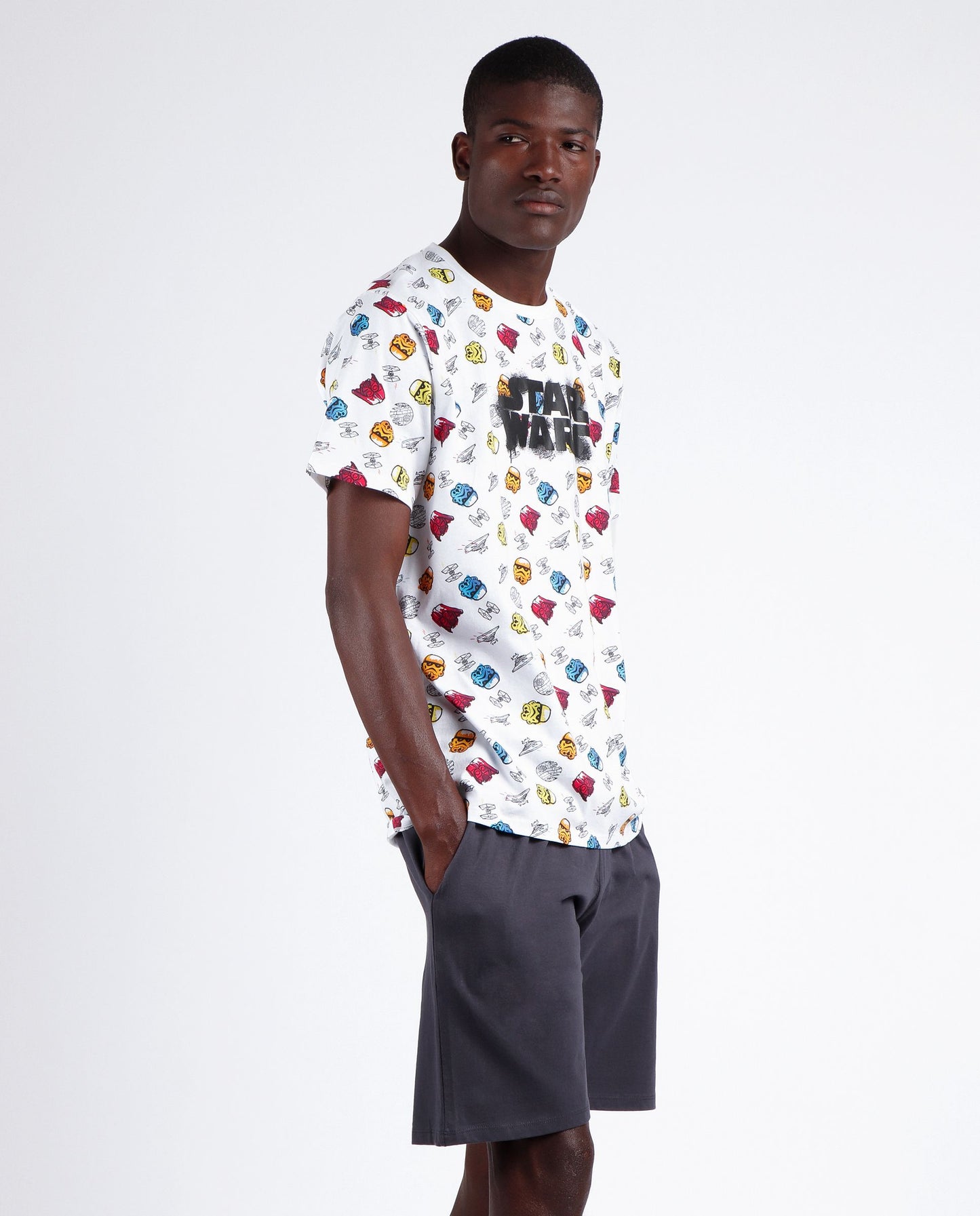PIJAMA MANGA CORTA STORMTROOPERS PRINT
