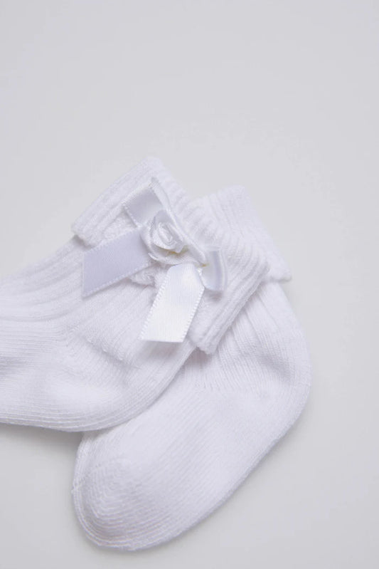 CALCETINES DE RECIEN NACIDO CON LACITO