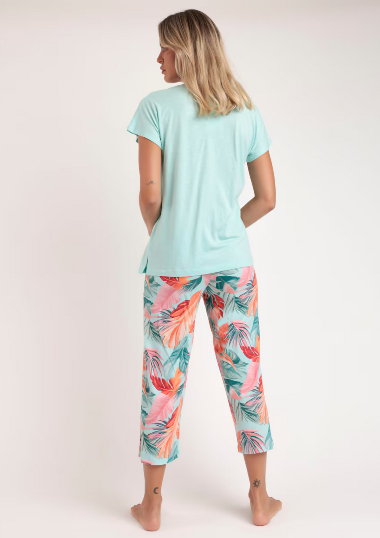 PIJAMA MANGA CORTA PANTALÓN PESQUERO