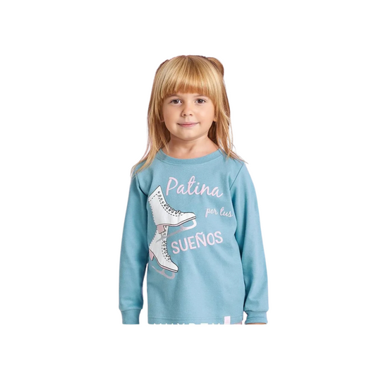 PIJAMA NIÑA PATINA POR TUS SUEÑOS