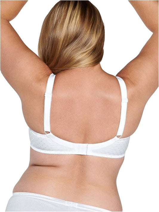 SUJETADOR SIN AROS NI RELLENO ALGODON JACQUARD 5217