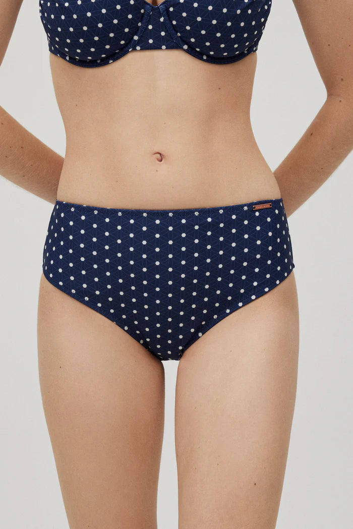 BIKINI CON ARO Y FOAM BRAGA REDUCTORA NAVY BLUE