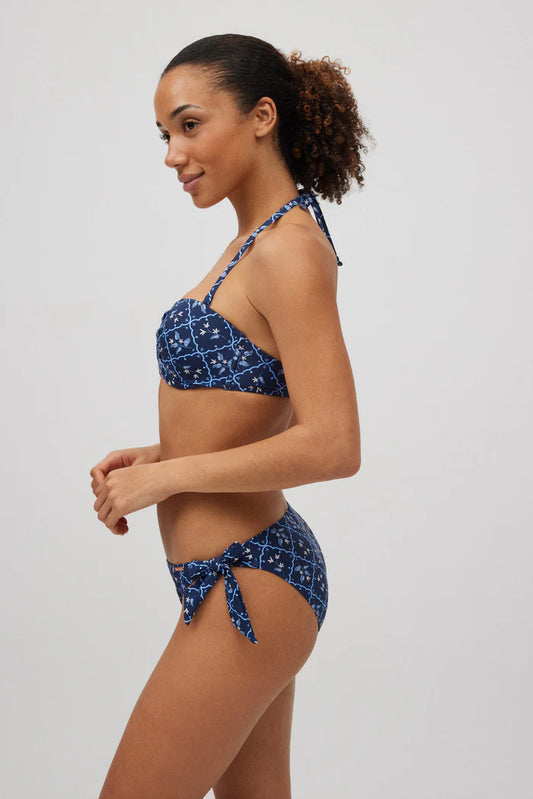 BIKINI BANDEAU BRAGUITA MINI ANUDADA EN LATERALES