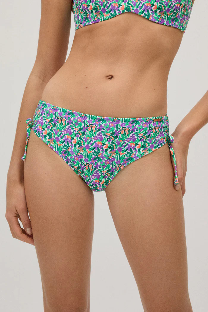 BIKINI BANDEAU BRAGUITA REDUCTORA FLORES