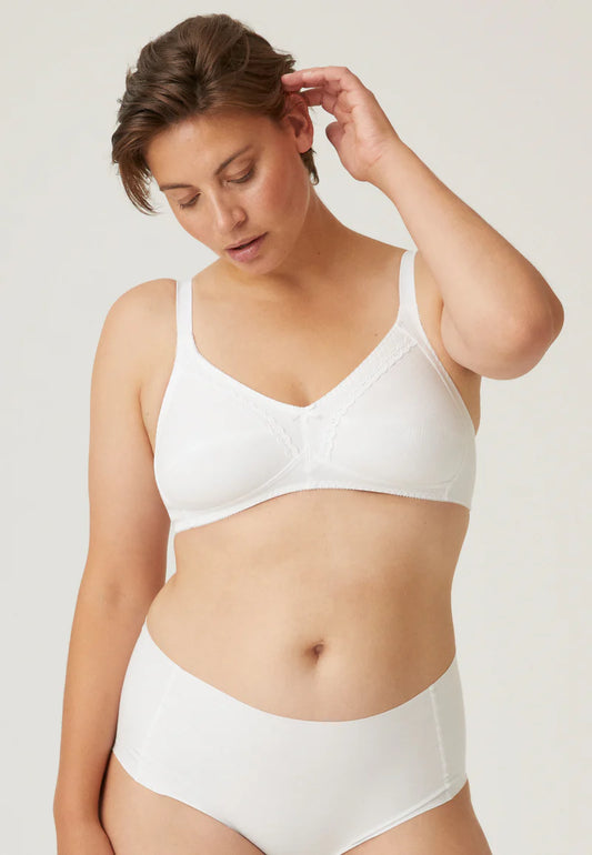 SUJEATADOR SUAVE DE ALGODON CON DETALLES BORDADOS 86545