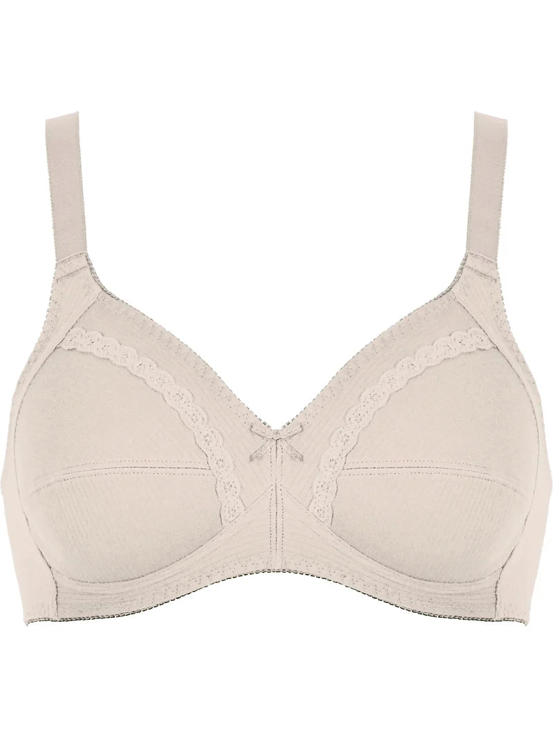 SUJEATADOR SUAVE DE ALGODON CON DETALLES BORDADOS 86545