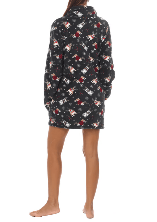 BATA DE INVIERNO NAVIDEÑA CORALINA AURORA