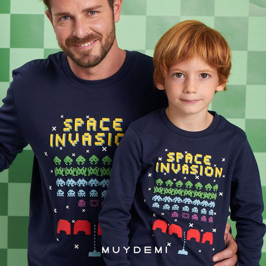 PIJAMA INFANTIL SPACE INVASION NIÑO
