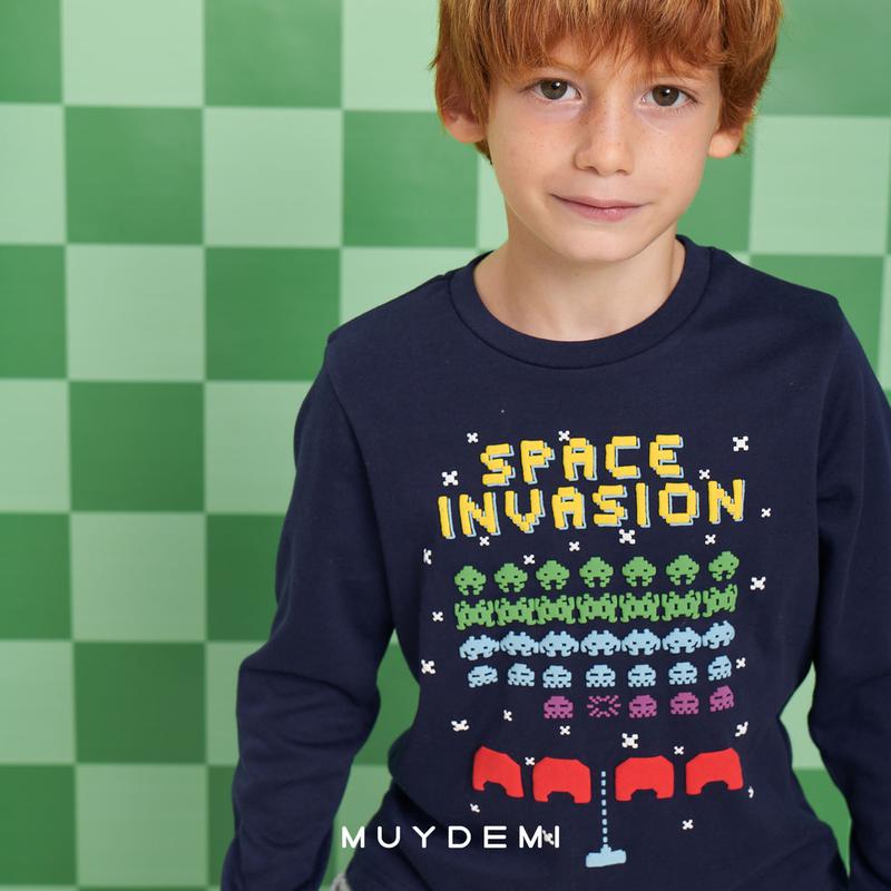 PIJAMA INFANTIL SPACE INVASION NIÑO