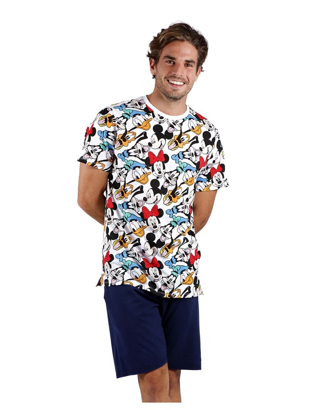PIJAMA MANGA CORTA DISNEY FAMILY FACES