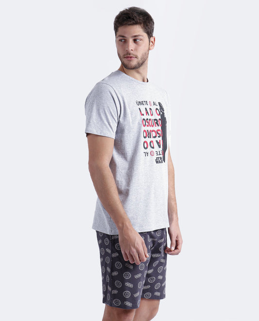 PIJAMA MANGA CORTA UNETE AL LADO OSCURO